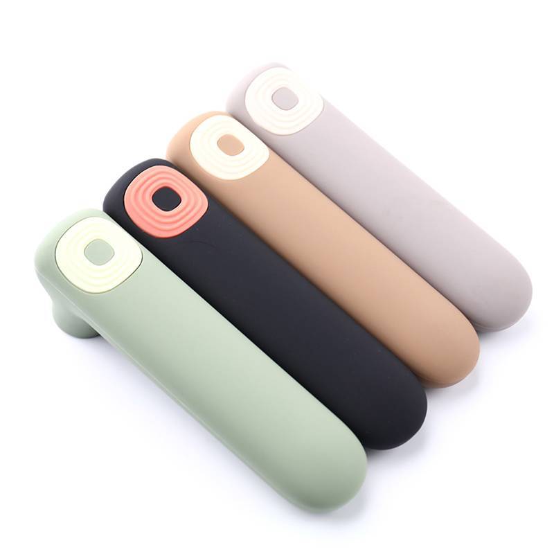 < WHPHous-t > 1 Vỏ bảo vệ tay nắm cửa bằng silicon Chống va chạm Tay nắm cửa tĩnh Vỏ núm Phụ kiện gia đình Đẹp