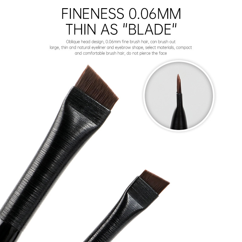 【Roshy】Cọ kẻ mắt eyeliner cọ đánh phấn mắt cọ đầu xéo kẻ chân mày nét mảnh