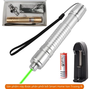 Đèn laser R18 thân Vàng tia Xanh , Bút laser cường độ cao laser