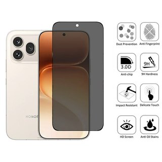 1-2 Chiếc Honor 600 Pro 5G Kính Cường Lực Chống Gián Điệp Bảo Vệ Màn Hình Cho Honor 400 200 Lite 5G Chống Nhìn Trộm 9D Kính Bảo Vệ