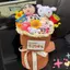 Ngày lễ tình nhân Crayon Shin-Chan Búp bê dễ thương Bó hoa hoạt hình Quà tặng sinh nhật cho bé gái Bạn gái Bạn trai Quà tặng năm mới 0424