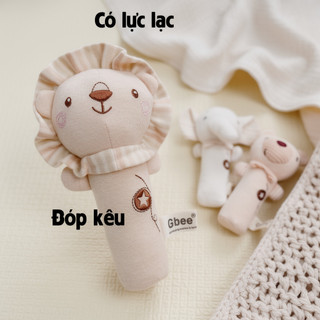 Bé Lục Lạc Sang Trọng Đồ Chơi Gbee Cotton Mềm Vải Tre Cảm Giác Lấy Lắc Trẻ Sơ Sinh Học Sớm
