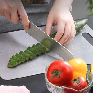 THỚT INOX 304 CAO CẤP SIZE LỚN, Kháng khuẩn, cường lực, không bám mùi và an toàn cho sức khỏe