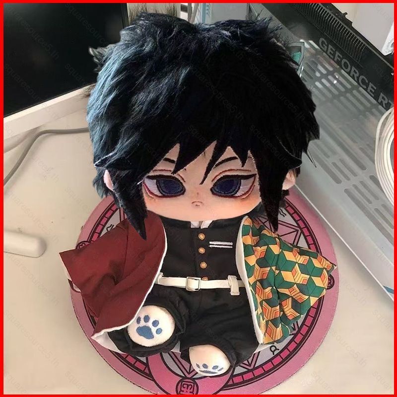 SQ5 Demon Slayer: Kimetsu no Yaiba Tomioka Giyuu Plushie 20CM Anime Ngoại Vi Cotton Búp Bê QS5