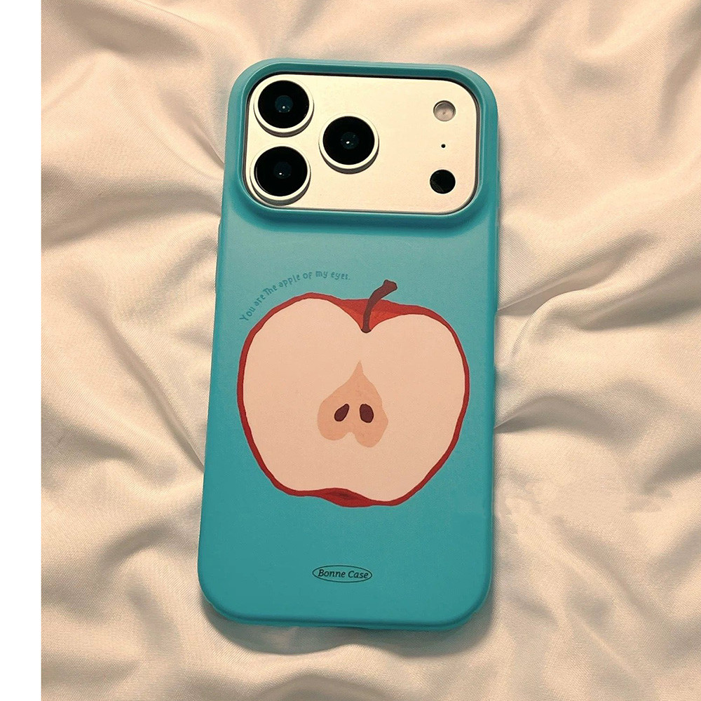Ốp điện thoại cứng PC trái cây đơn giản cho iPhone 17 Pro Max 16 15 14 13 Vỏ bảo vệ chống sốc