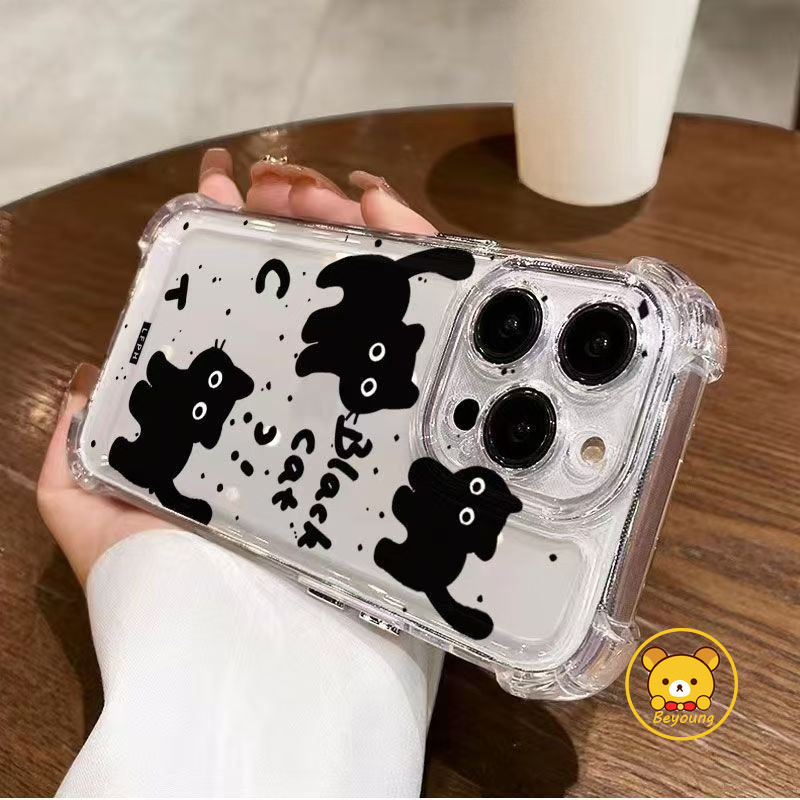 Ốp Điện Thoại Mèo Hoạt Hình Cho Google Pixel 11 10 10A 9A 9 Pro XL 8 Pro 8A 7 Pro 7A 6 Pro 6A 5G 4G Vỏ Mềm Trong Suốt Dễ Thương