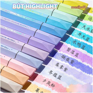 Bút highlight dạ quang pastel cute đánh dấu nhớ dòng marker học sinh văn phòng nhiều màu đẹp