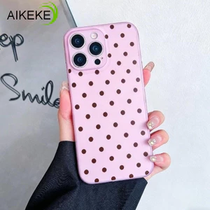 Ốp điện thoại trong suốt mờ chấm bi mới cho OPPO Reno 10 8 Pro Plus 8Z 8T 7Z 7 6 5 Llite 5Z 5F 5G 4G Ốp lưng màu kẹo Cặp đôi đơn giản Vỏ mềm mờ chống rơi