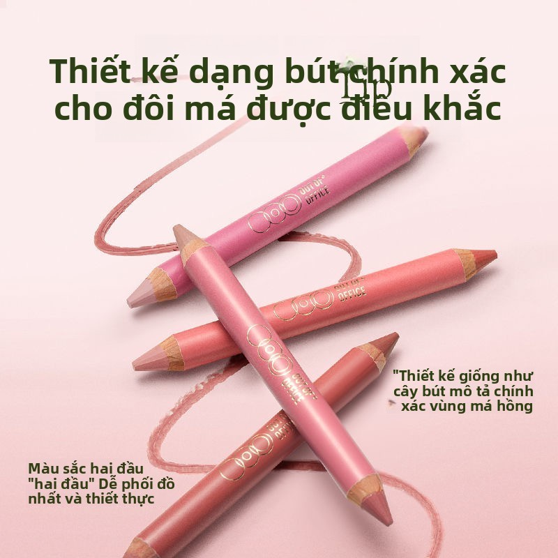 Bút Tạo Khối 2 Đầu – Contour & Highlight, Dễ Tán, Tự Nhiên, Lâu Trôi, Tạo Gương Mặt Sắc Nét