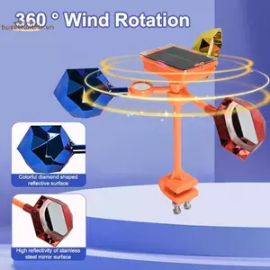 TRTR Vườn Rau Cánh Đồng Siêu Âm Chim Năng Lượng Mặt Trời Côn Trùng Xoay Phản Quang Lái Xa Chim VN