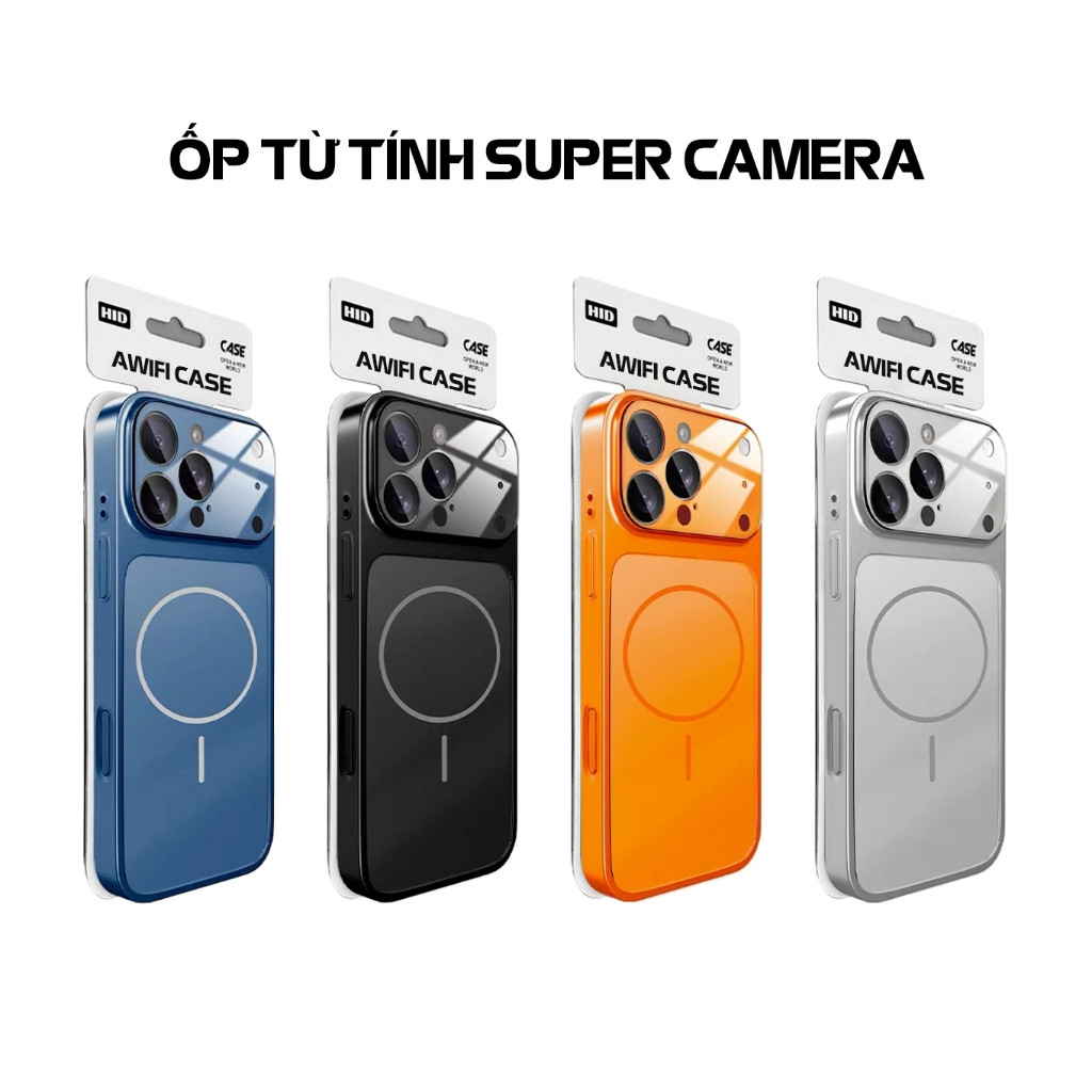 Ốp lưng iPhone siêu camera nâng cấp mặt kính tinh tế 11/12/13/14/15/16/17/pro/max/plus/promax