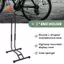 Giá đỡ xe đạp Giá để xe đạp Giá để xe đạp có miếng bọt biển Giá đỡ xe đạp màu đen Phụ kiện xe đạp