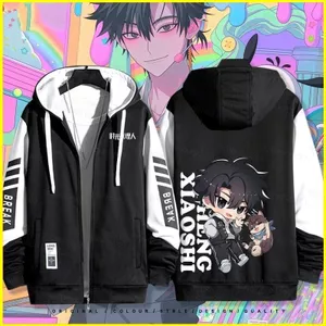SY3 Link Click Cheng Xiaoshi Lucas anime Dây Kéo Áo Khoác Áo Unisex Top YS3