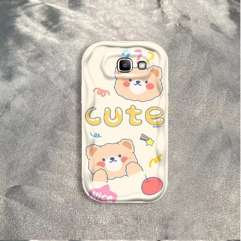 Thích hợp cho Samsung J7 Prime ON7 2016 Bảo vệ 3D TPU mềm Gấu Rilakkuma Vỏ điện thoại chống sốc
