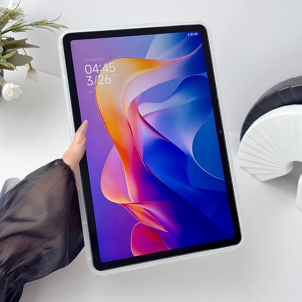 Vỏ Mềm CoverTransparent Stand Case Cho Redmi Pad SE 8.7 11 Pad 2 11 "9.7" Pro Pro2 12.1 K Pad Pad2 Bao Da Thân Thiện Với Da Chân Đế Có Thể Gập Lại
