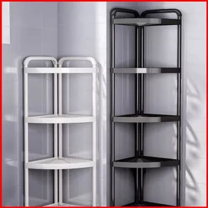 ST2 Nhà Phòng Tắm Giá Treo Sàn Phòng Tắm Chân Máy Nhà Không Đục Lỗ Góc Giá Để Đồ TS2