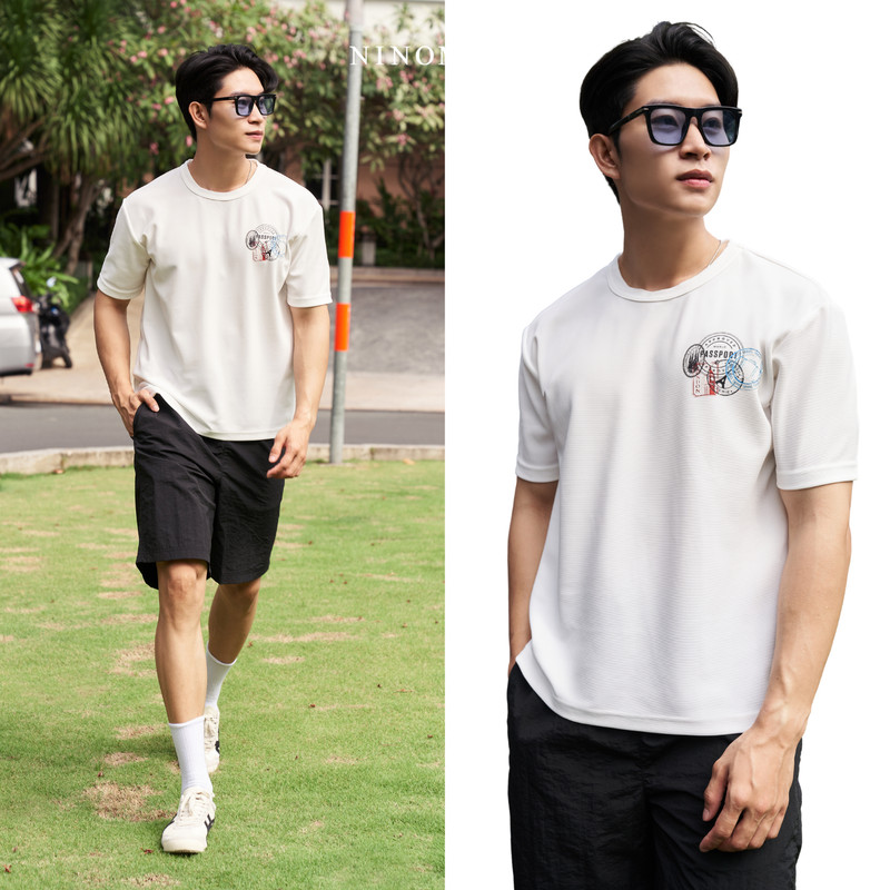 Áo Thun Graphic Nam Tay Ngắn NINOMAXX 2504002