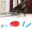 Toyuvn Công cụ điều chỉnh đàn piano Tay cầm bằng kim loại Tay cầm thoải mái Cao su Tắt tiếng Hoạt động dễ dàng để sửa chữa nhạc cụ