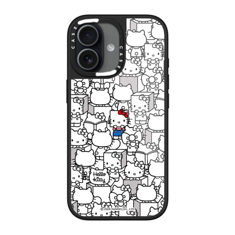 CASECASE X Hello Kitty Factory Case Chống Trầy Xước Từ Hút Kính Cho IPhone 17 Air 16 15 14 Pro Max Plus Ốp Lưng Cứng Có Hộp Khắc Logo
