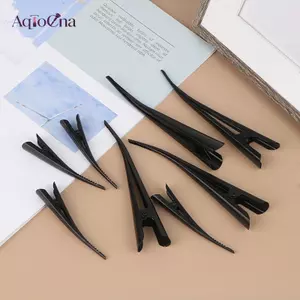 AqToCna 4 Kẹp Tóc Kim Loại Dài 12,5Cm Hoa Rỗng Giả Kẹp Tóc Phụ Kiện Tóc Du Răng Nơ Hairgrips Làm Tóc Salon Đầu Kẹp AqToCna