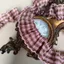 Chất Lượng Cao Retro Kẻ Sọc Răng Chó Ren DIY Tóc Scrunchy Còng Quần Áo Bé Gối Bàn Quần Áo Phụ Kiện 5.7