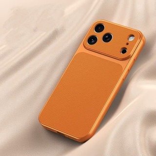 Ốp Điện Thoại Hạt Lychee Sang Trọng Cho iPhone 17 16 15 14 Plus 13 12 11 Pro Max Chống Sốc Vải Họa Tiết Da PU Bao Da