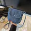 Túi đeo chéo ROLY, Túi vải Denim đa chức năng thông thường, Túi mua sắm đơn giản bền bỉ dành cho nữ