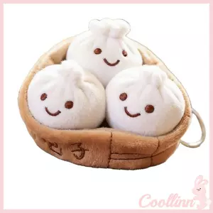 COO Đáng Yêu Hấp Bun Móc Khóa Sang Trọng Trang Trí Cosy Sang Trọng Đồ Chơi Móc Khóa Cho Chìa Khóa Ví Và Túi Đi Học