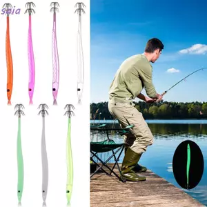SAIA Ô Móc Dạ Quang Mực Móc Câu Cá Mồi Câu Cá