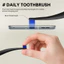 【Roshy】Bàn chải đánh răng nhỏ gọn đầu bàn chải 0 6cm lông mềm bàn chải phụ trợ dùng cho răng khôn chăm sóc chỉnh