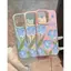 Hoa tulip màu xanh lam Phù hợp với vỏ điện thoại 1716, iPhone 15/14, ip màuoa văn lựu