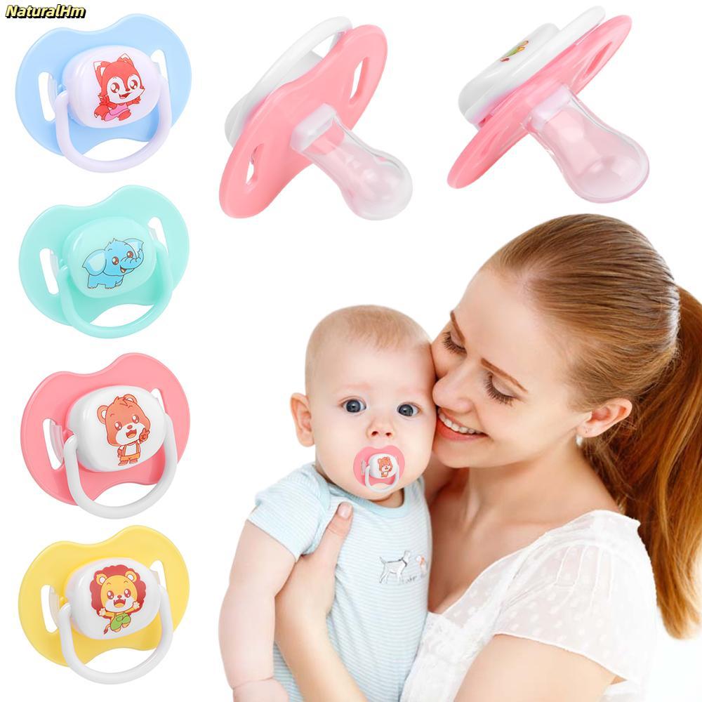 [Vận chuyển nhanh] Núm vú giả tự nhiên cho bé Hoạt hình dễ thương cho trẻ sơ sinh Núm vú sơ sinh