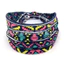 Băng đô rộng vành dành cho nữ Bohemian In hình đàn hồi Băng đô thấm mồ hôi Băng đô thể thao Yoga Headband