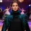 Khăn choàng Feather Cape có cổ có thể tháo rời Màu đen kim loại xanh lá cây cho đám cưới Dance Performance Trang phục dự tiệc Phụ kiện