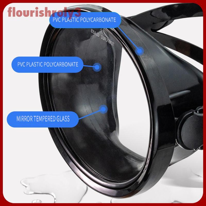 Mặt nạ lặn ống kính đơn tích hợp chống rò rỉ và sương mù, phù hợp cho lặn tự do và lặn biển dưới nước