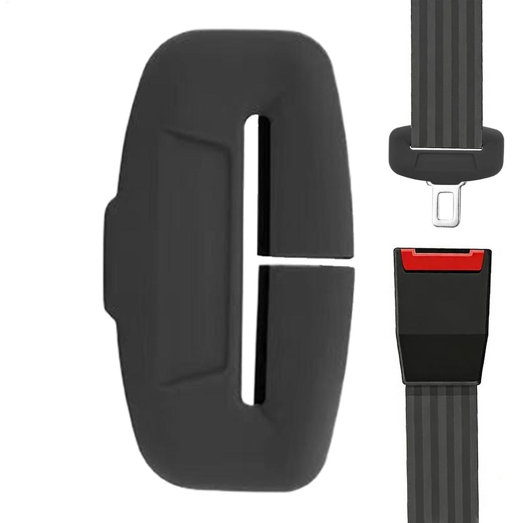 Dây An Toàn Ô Tô Khóa Giá Đỡ Khóa Silicon Bảo Vệ Dây Đeo Ghế Chèn Cho Xe Sedan SUV RV Xe Tải mueadsyvn