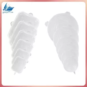 Vỏ bọc silicon co giãn, tái sử dụng, thích hợp để bảo quản thực phẩm, máy rửa chén và tủ lạnh