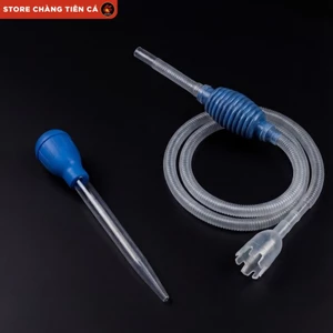 Dụng Cụ Hút Cặn Bể Cá Siphon Thay Nước Hồ Cá Hút Phân Cặn Đáy Bể Cá - Bóp Tay Thay Nước