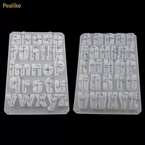 Đậu Hà Lan chữ cái tiếng Anh, khuôn silicon và mặt dây chuyền nhựa UV