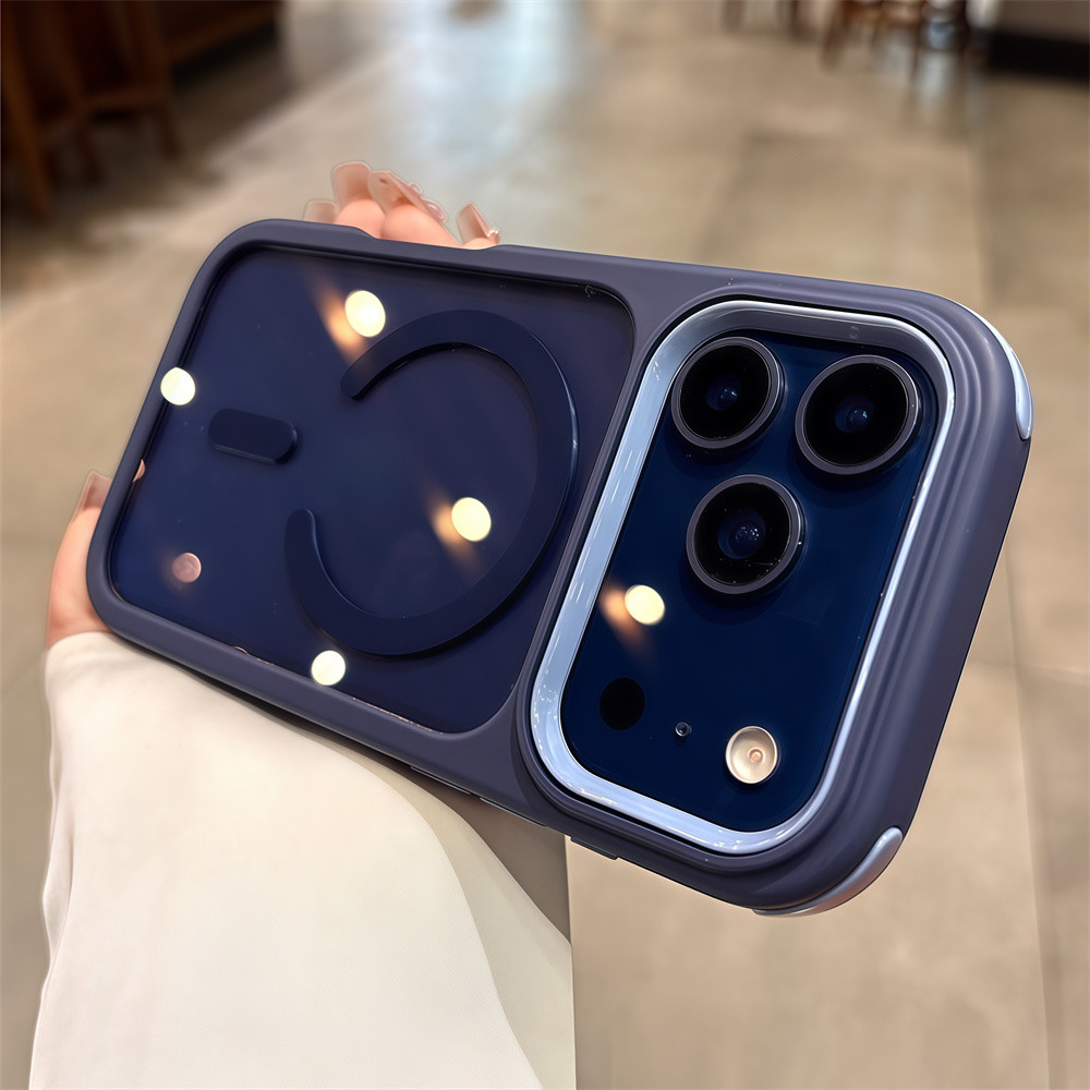 Ốp điện thoại từ tính trong suốt chống rơi chất lượng cao cho iphone 17 Pro Max 16 12 13 14 15 Pro Max Vỏ có Camera Bảo vệ toàn diện Vỏ chống sốc Vỏ cứng bảo vệ điện thoại