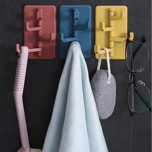 Móc Treo Đồ Dán Tường Đa Năng 4 Chấu Hình Cây Thông - Móc Treo Chìa Khóa, Vật Dụng Tiện Lợi