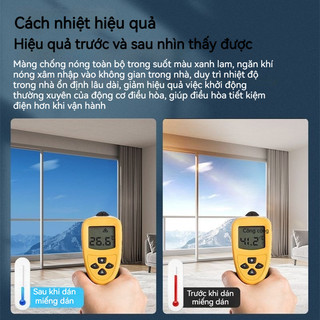 Phim Cách Nhiệt Chống Nắng Kính, Giảm ánh Nắng Chiếu Vào Cửa Sổ, Chống Nhìn Trộm, Che Sáng Dày Hơn
