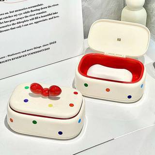 [FSBAKE] Hộp đựng xà phòng thanh du lịch, Đồ vệ sinh cỡ du lịch di động Thiết yếu, Đĩa xà phòng chống rò rỉ có nắp & lớp thoát nước KCB