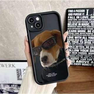 Dành Cho IPhone17 16 15 14 13 12 11ProMax X XR XSMax 7Plus Kính râm chó tinh lỗ điện thoại di động