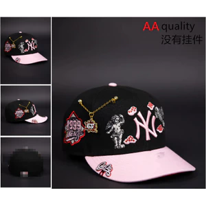 Mũ New Era 9Fifty màu đen/hồng, thiết kế New York Yankees với patch World Series 1999 - Không kèm phụ kiện