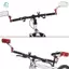 Gương Chiếu Hậu Nhôm Cho Xe Đạp, Điều Chỉnh Được, An Toàn cho MTB & Xe Đạp Điện