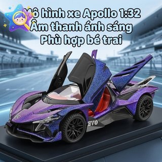 Diecast Xe Thể Thao Mô Hình Hợp Kim ABS Kéo Lại Âm Thanh Ánh Sáng Kéo Cửa Sưu Tập Quà Tặng Đồ Chơi
