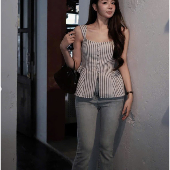 ÁO 2 DÂY CÚC BỌC FREESIZE W8921