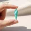 PNIAP - Mặt Dây Chuyền Hình Nàng Tiên Cá Ốc Viền Xanh, Phù Hợp Cosplay và Dự Tiệc, Quà Tặng Perfect cho Fan