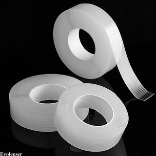 Băng keo 2 mặt Nano lưới trong suốt bản 3cm siêu dính dính đồ vật liền mạch